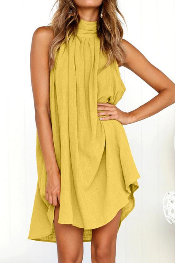 Mustard Summer Dress