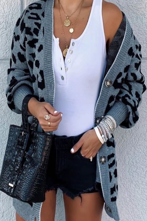 Leopard Print Sweater