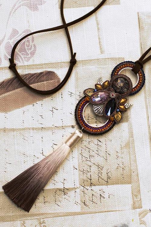 MANZHEN Vintage Ancient Gold Long Boho Statement Necklace Trendy Bohemian Turkish for Women