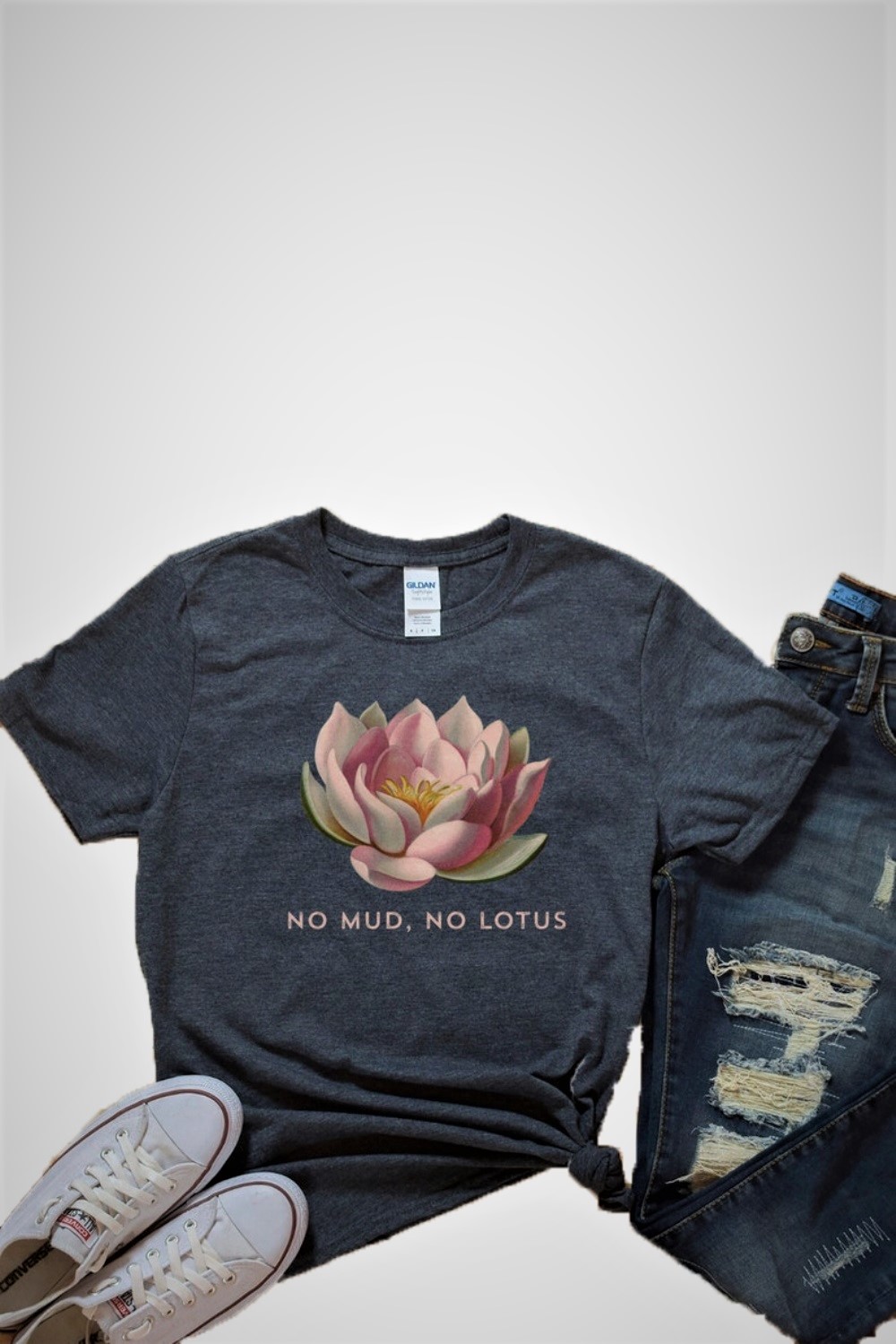Boho lotus flower shirt