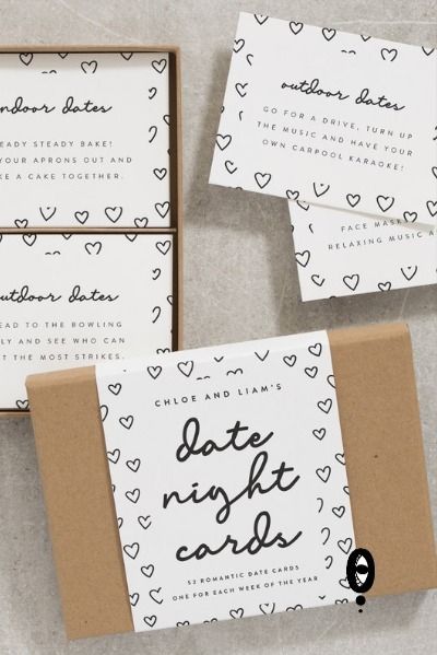 Date Night Cards · Valentine's day gift idea