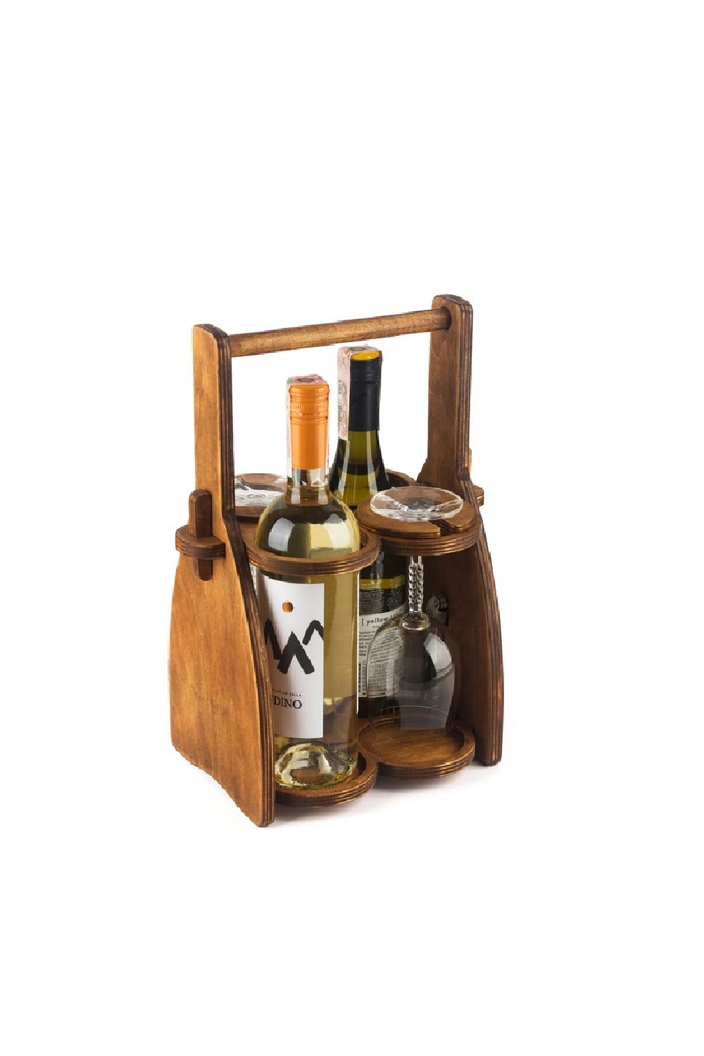 Wood Wine Bottle Holder